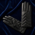 Winter Mens Women Leather Gloves Super Quality Matt Fur Mittens PU Five Fingers Warm With Tag Multi Styles