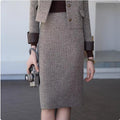 Color: Skirt, Size: M - Chanel-style Short Tweed Womens Skirt Suit